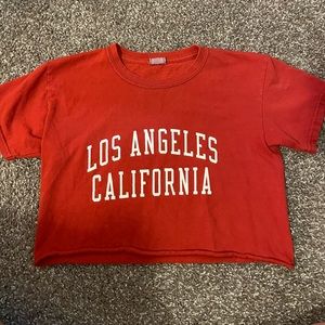 John Galt/ Brandy Melville cropped tee